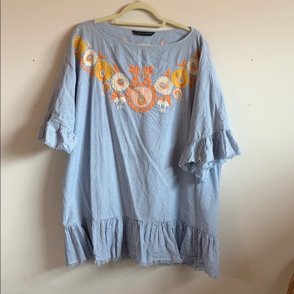 Fun summer tunic dress from Zara